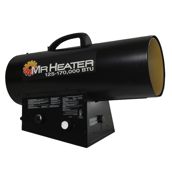 Mr. Heater Forced Air Propane Heater with QBT, 125, 0 - MH170QFAVT