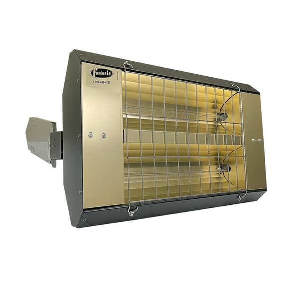 Fostoria Infrared Quartz Electric Heater, 1 Phase, Galvanized Steel, 480V AC - P-90-222-TH