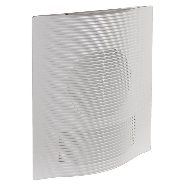 Qmark Recessed Electric Wall-Mount Heater, Recessed or Surface, 1800 to 4800 W, 240V AC, White - SSAR4804
