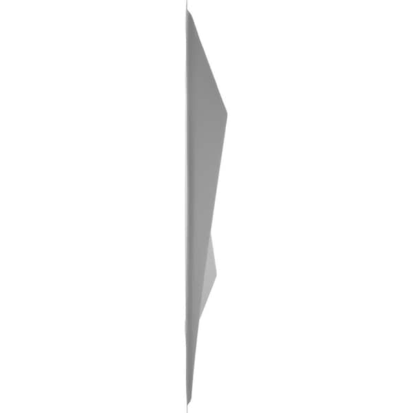 Ekena Millwork 11 7/8in. W x 11 7/8in. H Locke EnduraWall Decorative 3D Wall Panel Covers, Total 9.79 Sq. Ft., 10PK - WP12X12LOWH-CASE-10