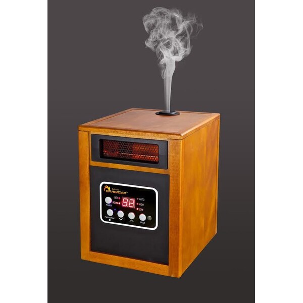 Dr Infrared Heater Infrared 1500-Watt Portable Space Heater with Humidifier and Dual Heating System - DR-968H