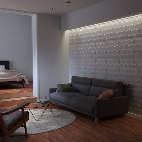 Ekena Millwork 19 5/8in. W x 19 5/8in. H Honeycomb EnduraWall Decorative 3D Wall Panel, White, 10PK - WP20X20HBWH-CASE-10