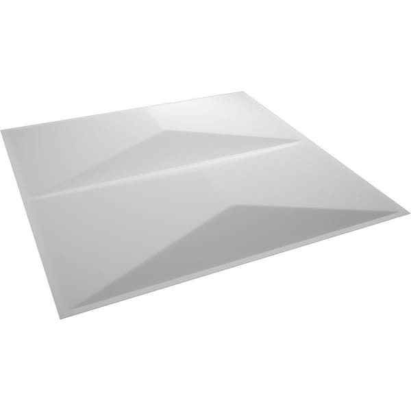 Ekena Millwork 11 7/8in. W x 11 7/8in. H Aberdeen EnduraWall Decor 3D Wall Panel Covers, Total 9.79 Sq. Ft., 10PK - WP12X12ABWH-CASE-10