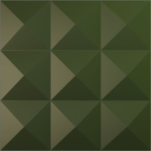 Ekena Millwork 19 5/8in. W x 19 5/8in. H Benson EnduraWall Decorative 3D Wall Panel Covers 2.67 Sq. Ft. - WP20X20BEGCG