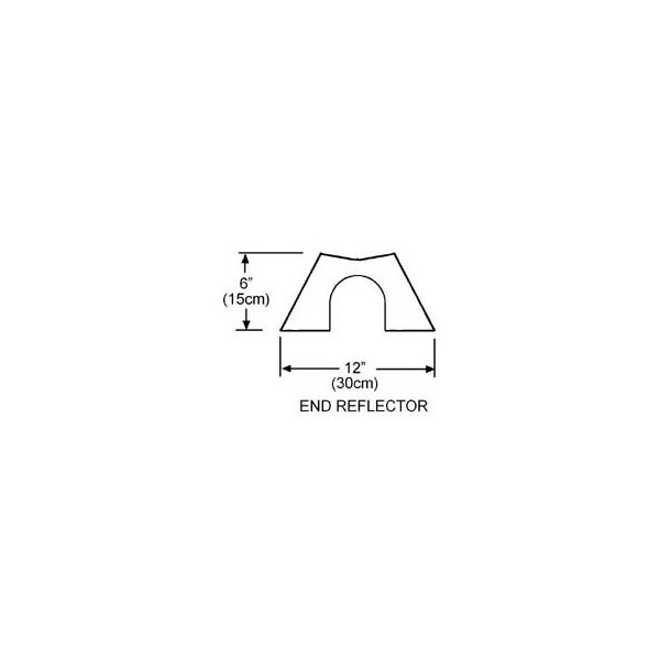 Sunstar Heating Products SunStar End Reflector Kit For Infrared Heaters - 43341000