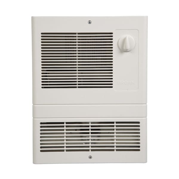 Broan Electric Wall Heater, 1000 W, 120/240VAC, White - 9810WH