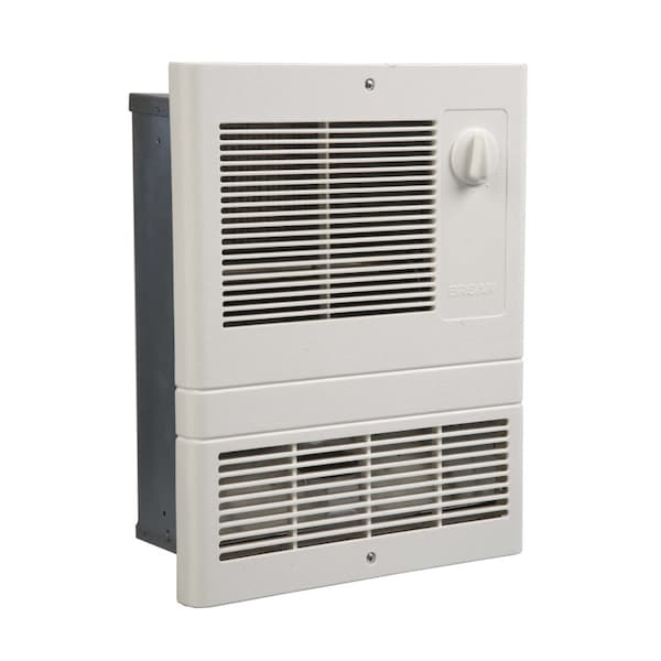 Broan Electric Wall Heater, 1000 W, 120/240VAC, White - 9810WH