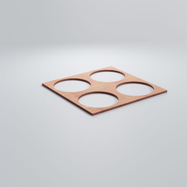 Ekena Millwork Medium Wembley Decorative Fretwork Wood Wall Panels, Cherry, 15 3/8"W x 15 3/8"H x 3/8"T - WALW16X16X0375WEMCH