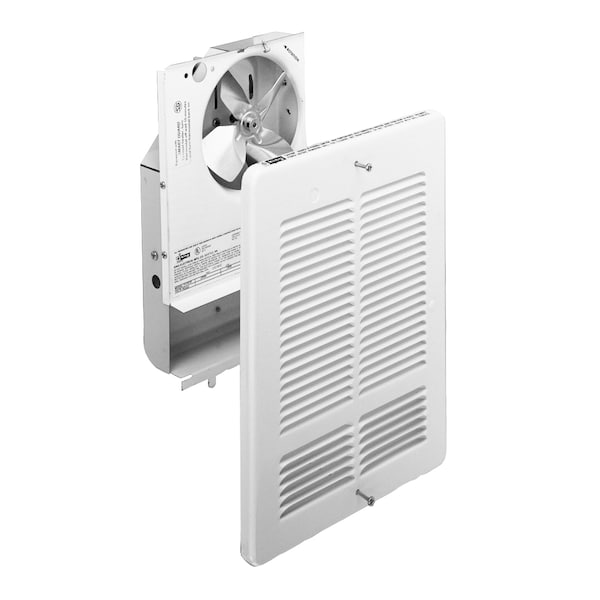 King Electric W Wall Heater 208V 2000-1000W Interior W/Sp Stat & Grill White - W2020-I-T-W