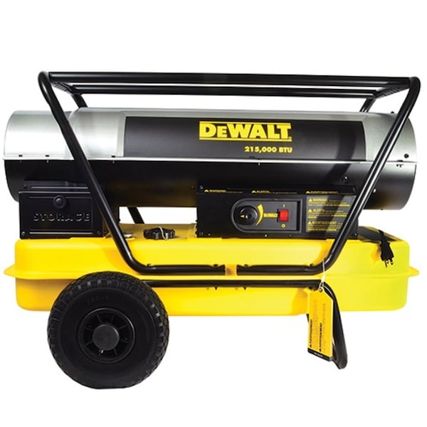Dewalt Forced Air Heater, Heavy Duty, Kerosene - DXH215HD
