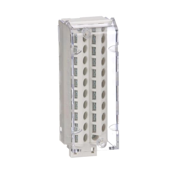 Schneider Electric Modicon M340, bloque de terminales de tornillo extraíble, 20 pines, 1 o 2 x 0.34 a 1.5 mm2 - BMXFTB2010.