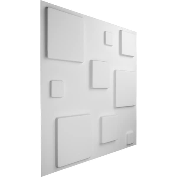 Ekena Millwork 19 5/8in. W x 19 5/8in. H Devon EnduraWall Decorative 3D Wall Panel Covers Total 53.49 Sq. Ft., 20PK - WP20X20DEWH-CASE-20