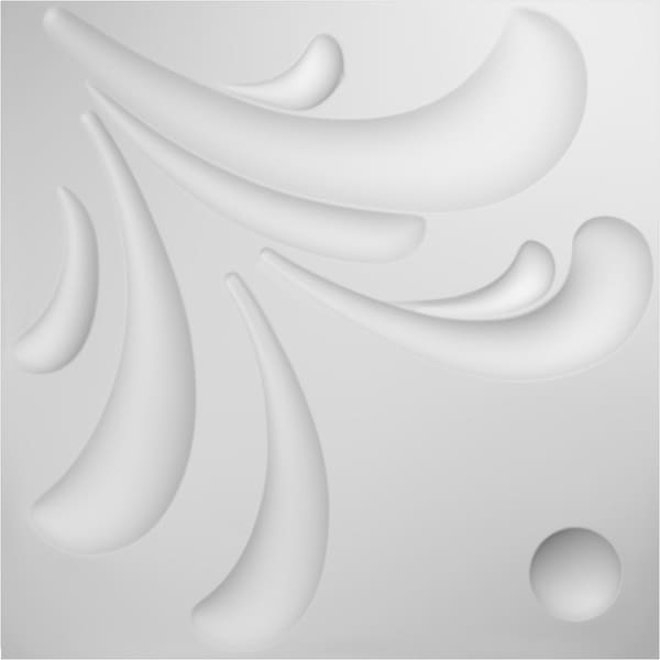 Ekena Millwork 19 5/8in. W x 19 5/8in. H Acacia EnduraWall Decorative 3D Wall Panel, White, 20PK - WP20X20ACWH-CASE-20