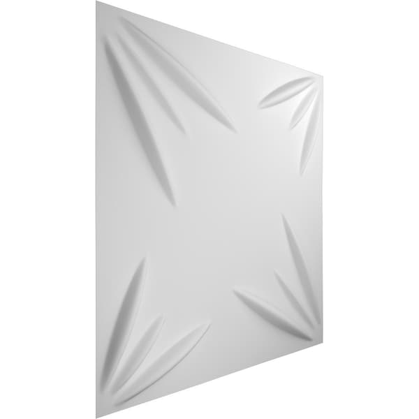 Ekena Millwork 19 5/8in. W x 19 5/8in. H Inula EnduraWall Decorative 3D Wall Panel Covers Total 53.49 Sq. Ft., 20PK - WP20X20INWH-CASE-20