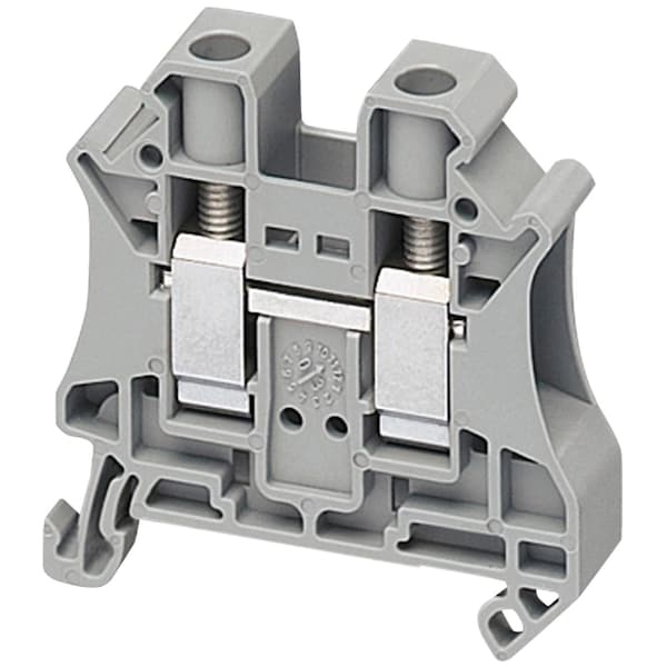 Bloque de terminales Schneider Electric, Linergy TR, gris, 10mm2, paso a través, 2 puntos, juego de 10 - NSYTRV102