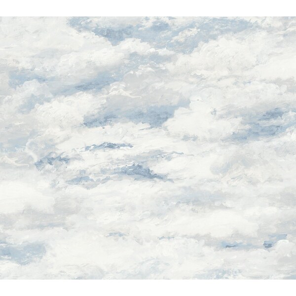York Wallcoverings Plein Air Blue Wallpaper - MN1812