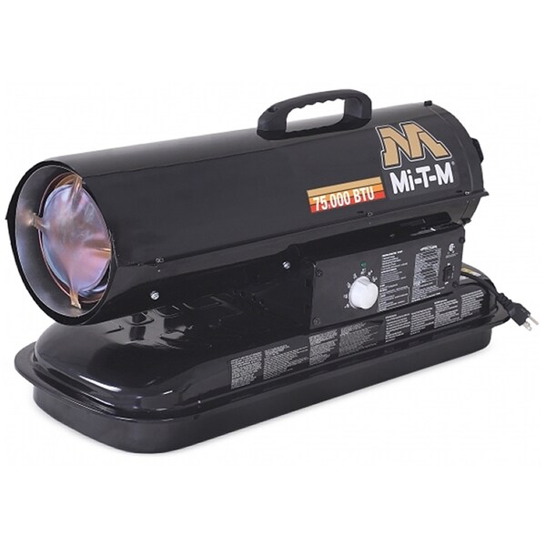 Mi-T-M Kerosene Forced Air Heater, 75,000 BTU - MH-0075-0M10