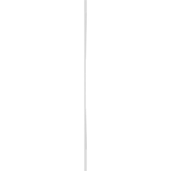 Ekena Millwork 44"H x 94 1/2"W Lakewood PVC Wainscot Paneling Kit - WPK44X94LWD