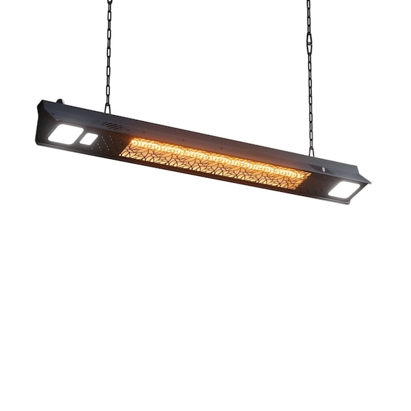 Deko Living 1500W Wall Mounted Infrared Heater with Carbon Fiber Tube - COH40001