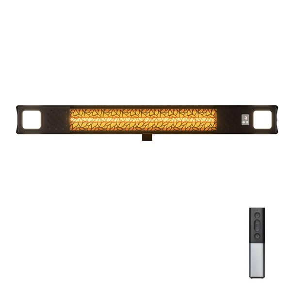 Deko Living 1500W Wall Mounted Infrared Heater with Carbon Fiber Tube - COH40001