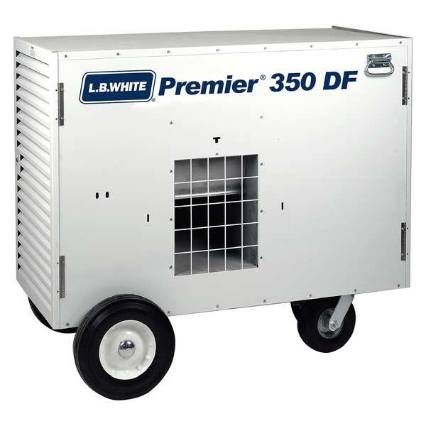 L.B. White Portable Gas Ducted Tent and Remediation Heater, Natural Gas, Liquid Propane, Direct Spark, 28 in Wx - CS350ESDN22168T