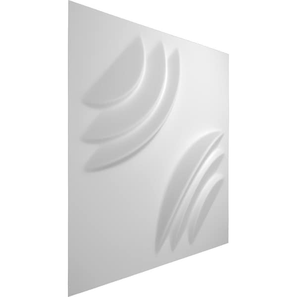 Ekena Millwork 11 7/8in. W x 11 7/8in. H Artisan EnduraWall Decor 3D Wall Panel Covers Total 48.96 Sq. Ft., 50PK - WP12X12ARWH-CASE-50
