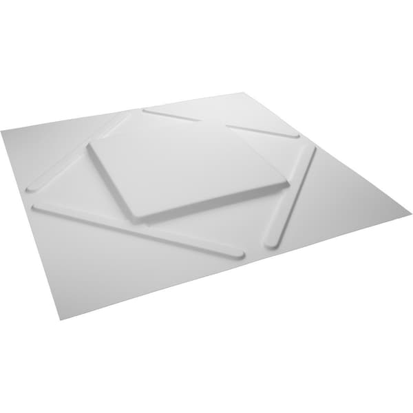 Ekena Millwork 19 5/8in. W x 19 5/8in. H Aubrey EnduraWall Decor 3D Wall Panel Covers, Total 26.75 Sq. Ft., 10PK - WP20X20AEWH-CASE-10