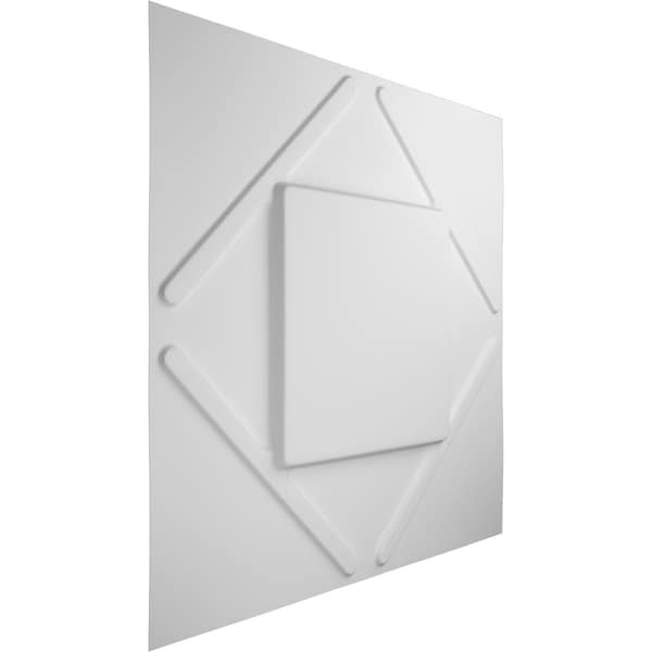 Ekena Millwork 19 5/8in. W x 19 5/8in. H Aubrey EnduraWall Decor 3D Wall Panel Covers, Total 26.75 Sq. Ft., 10PK - WP20X20AEWH-CASE-10