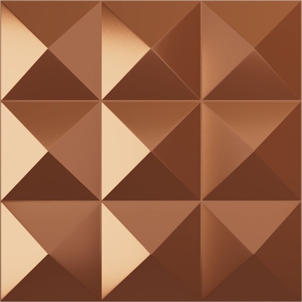 Ekena Millwork 19 5/8in. W x 19 5/8in. H Benson EnduraWall Decorative 3D Wall Panel, Total 32.04 Sq. Ft., 12PK - WP20X20BEBCO-CASE-12