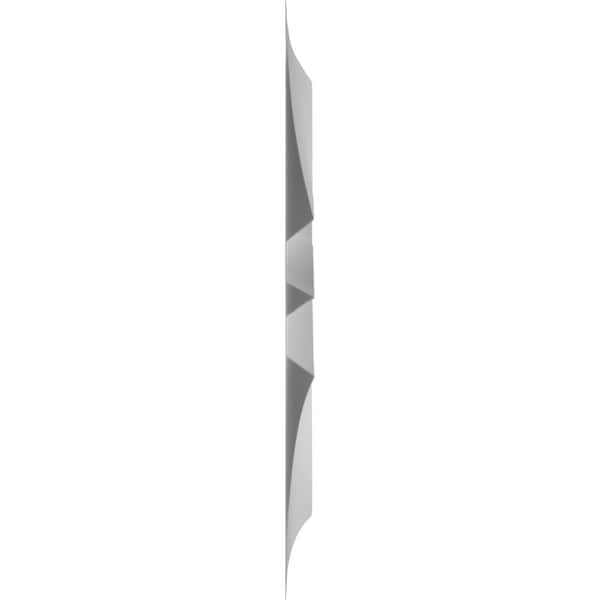 Ekena Millwork 19 5/8in. W x 19 5/8in. H Rogue EnduraWall Decorative 3D Wall Panel, White, 10PK - WP20X20RGWH-CASE-10