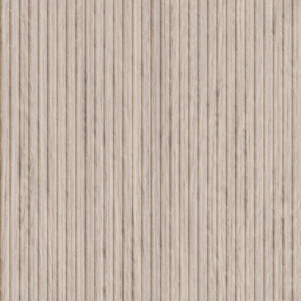 Designs Of Distinction 1/4in Cove-Cut Solid Tambour, .25inT, 24inW x 46inL, White Oak - 012446402WK1