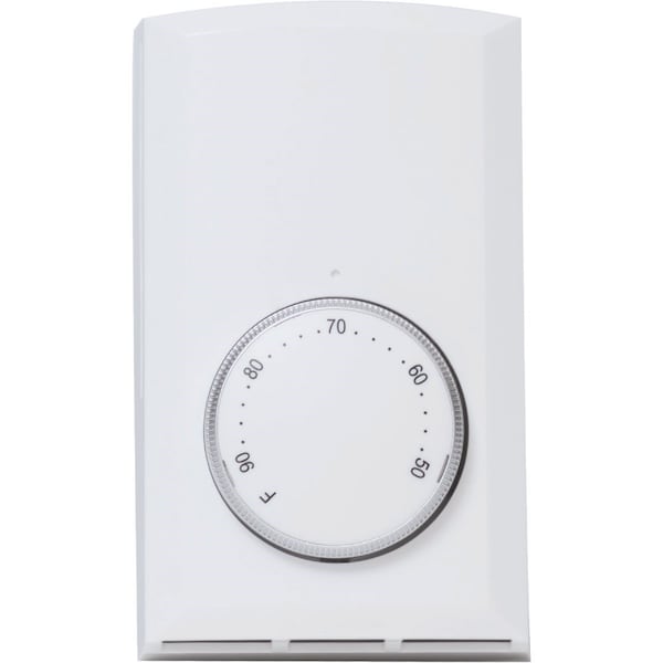 Cadet White Single 22A Electric Baseboard Heater Thermostat - 8300/ T521-W