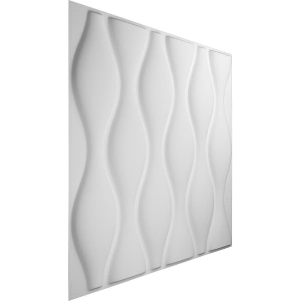 Ekena Millwork 19 5/8in. W x 19 5/8in. H Ariel EnduraWall Decorative 3D Wall Panel Covers Total 53.49 Sq. Ft., 20PK - WP20X20AIWH-CASE-20