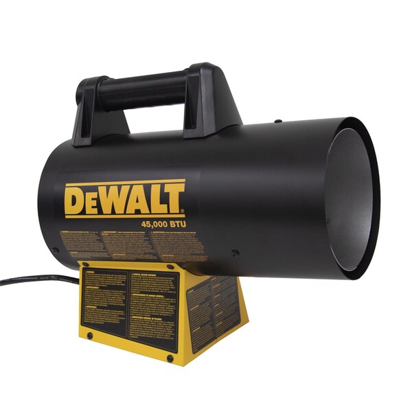 Dewalt DeWalt 45000 Btu/h 1125 sq ft Forced Air Propane Portable Heater - F340745
