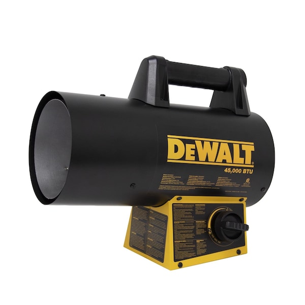 Dewalt DeWalt 45000 Btu/h 1125 sq ft Forced Air Propane Portable Heater - F340745