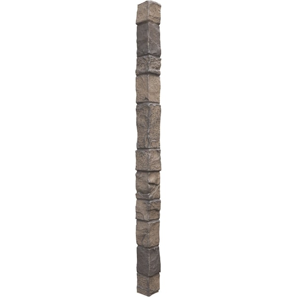 Ekena Millwork Universal Outside Corner for StoneWall Faux Stone Siding Panels - PNUOC03X48CR