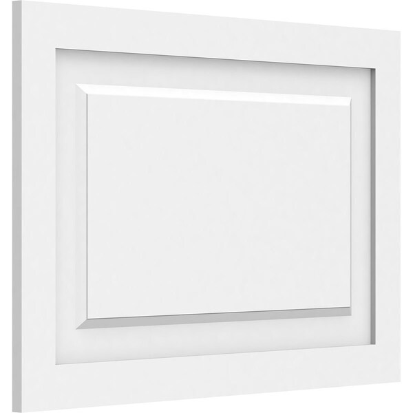 Ekena Millwork Harrison Raised Panel Decorative Wall Panel, 26"W x 18"H x 5/8"P - WALP26X18X062HAR