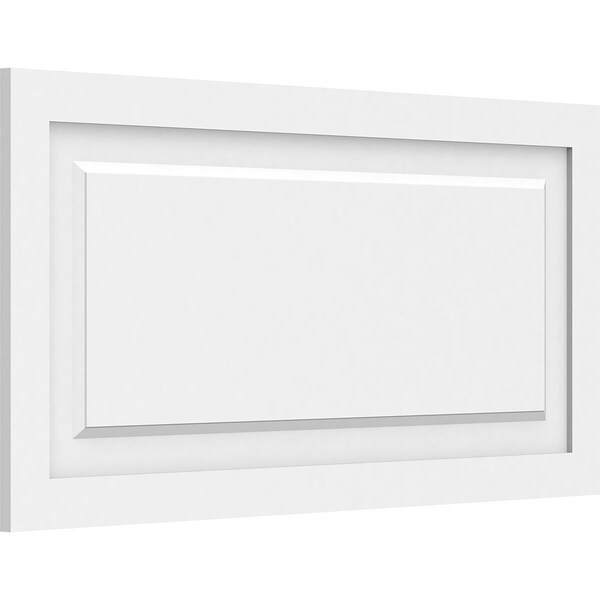 Ekena Millwork Harrison Raised Panel Decorative Wall Panel, 36"W x 18"H x 5/8"P - WALP36X18X062HAR