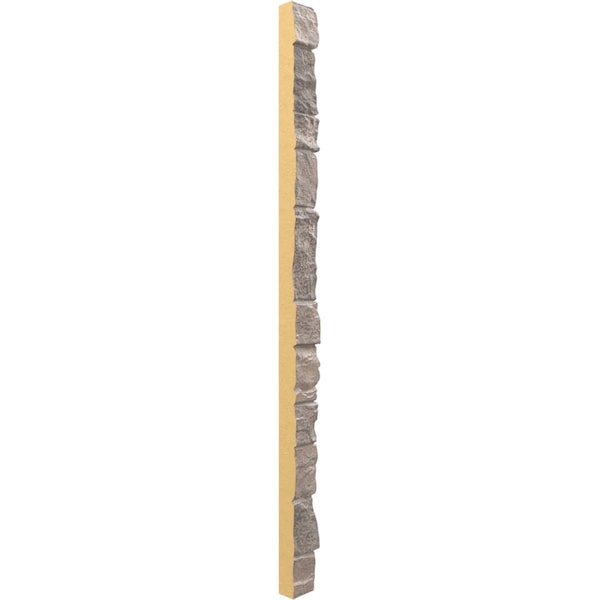 Ekena Millwork Universal Outside Corner for StoneWall Faux Stone Siding Panels - PNUOC03X48PO