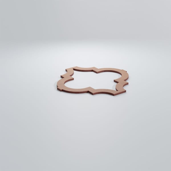 Ekena Millwork Medium Marrakesh Decorative Fretwork Wood Wall Panels, Wood, 15 3/8"W x 15 3/8"H x 3/8"T - WALW16X16X0375MRKMF