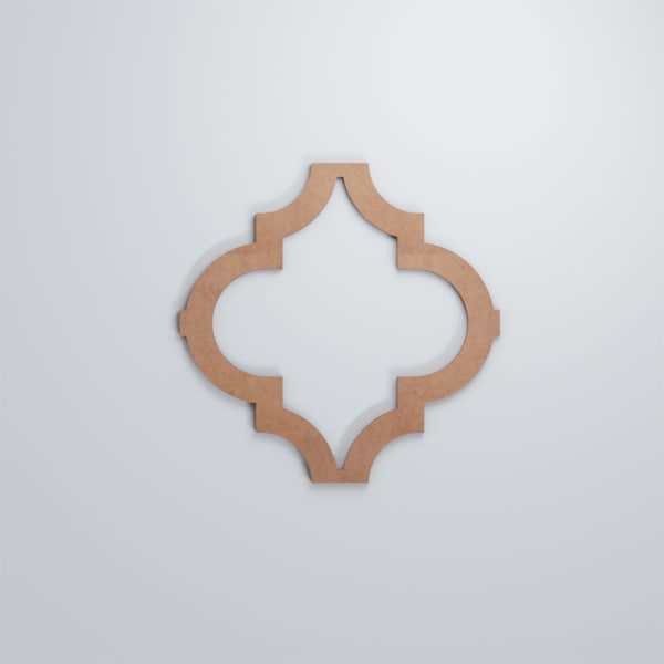Ekena Millwork Medium Marrakesh Decorative Fretwork Wood Wall Panels, Wood, 15 3/8"W x 15 3/8"H x 3/8"T - WALW16X16X0375MRKMF