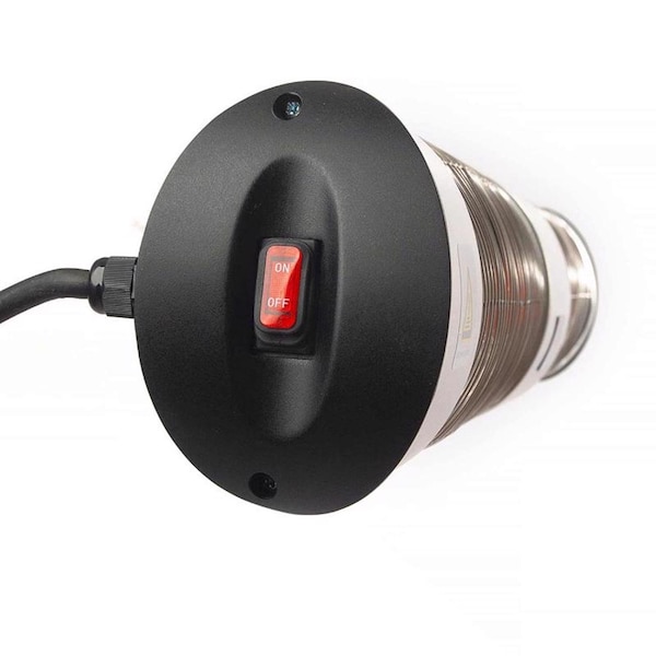 Heat Mate HeatMate 100 sq ft Electric Patio Graphite Heater 1500 BTU - HME-GD15