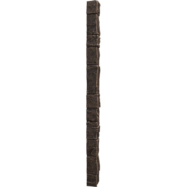 Ekena Millwork Universal Outside Corner for StoneWall Faux Stone Siding Panels - PNUOC03X48AC