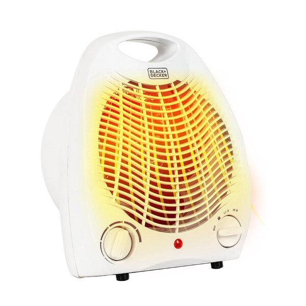Black & Decker 1,500-Watt Personal Desktop Heater , White - BHD101W