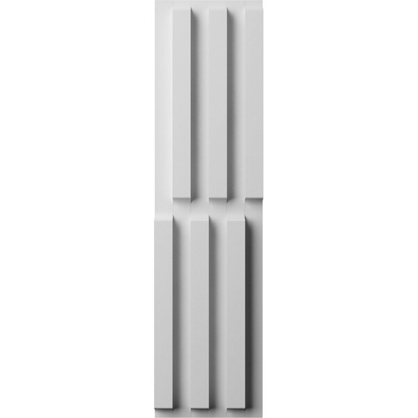 Ekena Millwork 6inW x 24inH x 1inT  EdgeCraft Niagra Style Seamless Wall Tile, 12PK - WPPVC06X24ENA12