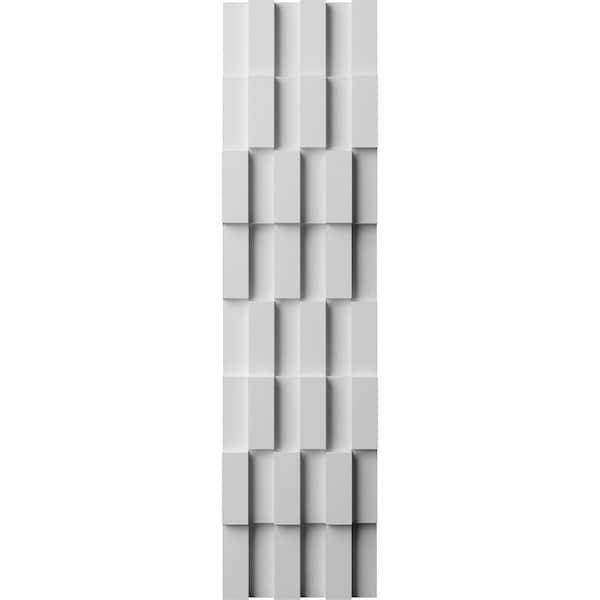 Ekena Millwork 6inW x 24inH x 1inT  EdgeCraft Seine Style Seamless Wall Tile, 12PK - WPPVC06X24ESE12
