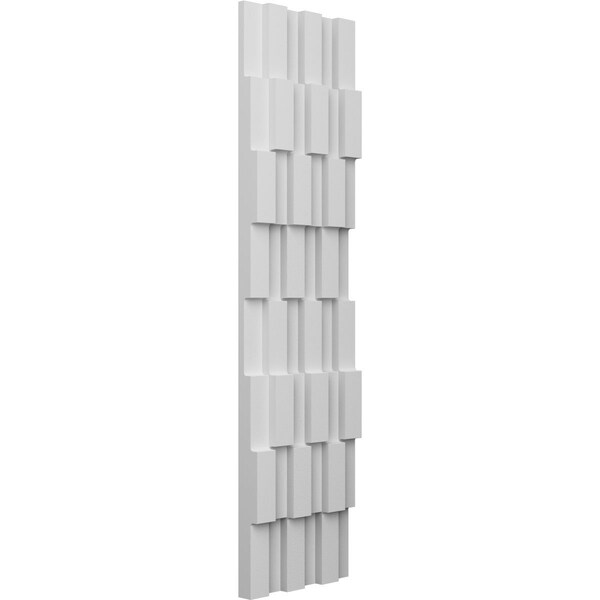 Ekena Millwork 6inW x 24inH x 1inT  EdgeCraft Seine Style Seamless Wall Tile, 12PK - WPPVC06X24ESE12