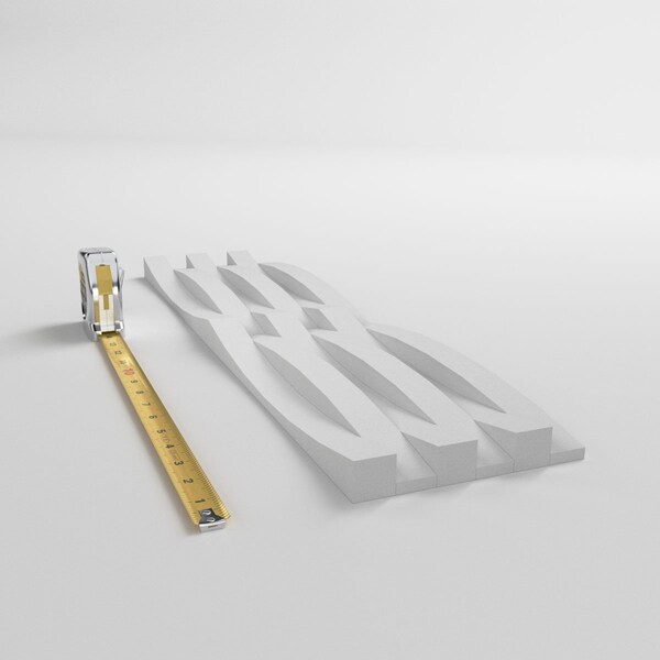 Ekena Millwork 6inW x 24inH x 1inT  EdgeCraft Victoria Style Seamless Wall Tile - WPPVC06X24EVI