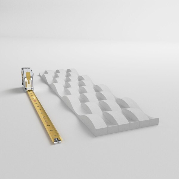 Ekena Millwork 6inW x 24inH x 1inT  EdgeCraft Lomond Style Seamless Wall Tile - WPPVC06X24ELO