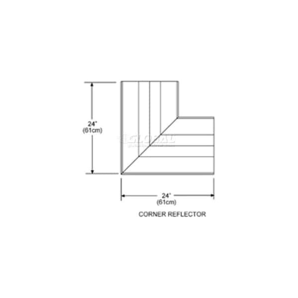 Sunstar Heating Products SunStar Corner Reflector For Straight & U Shaped Infrared Heaters - 43342000